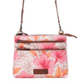 Maple Ridge Cotton & Leather Crossbody Bag in Rose Petal