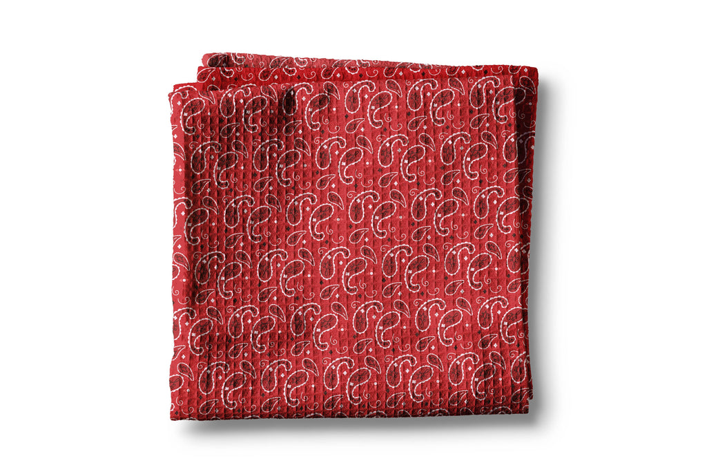 Paisley Red Kitchen Towel