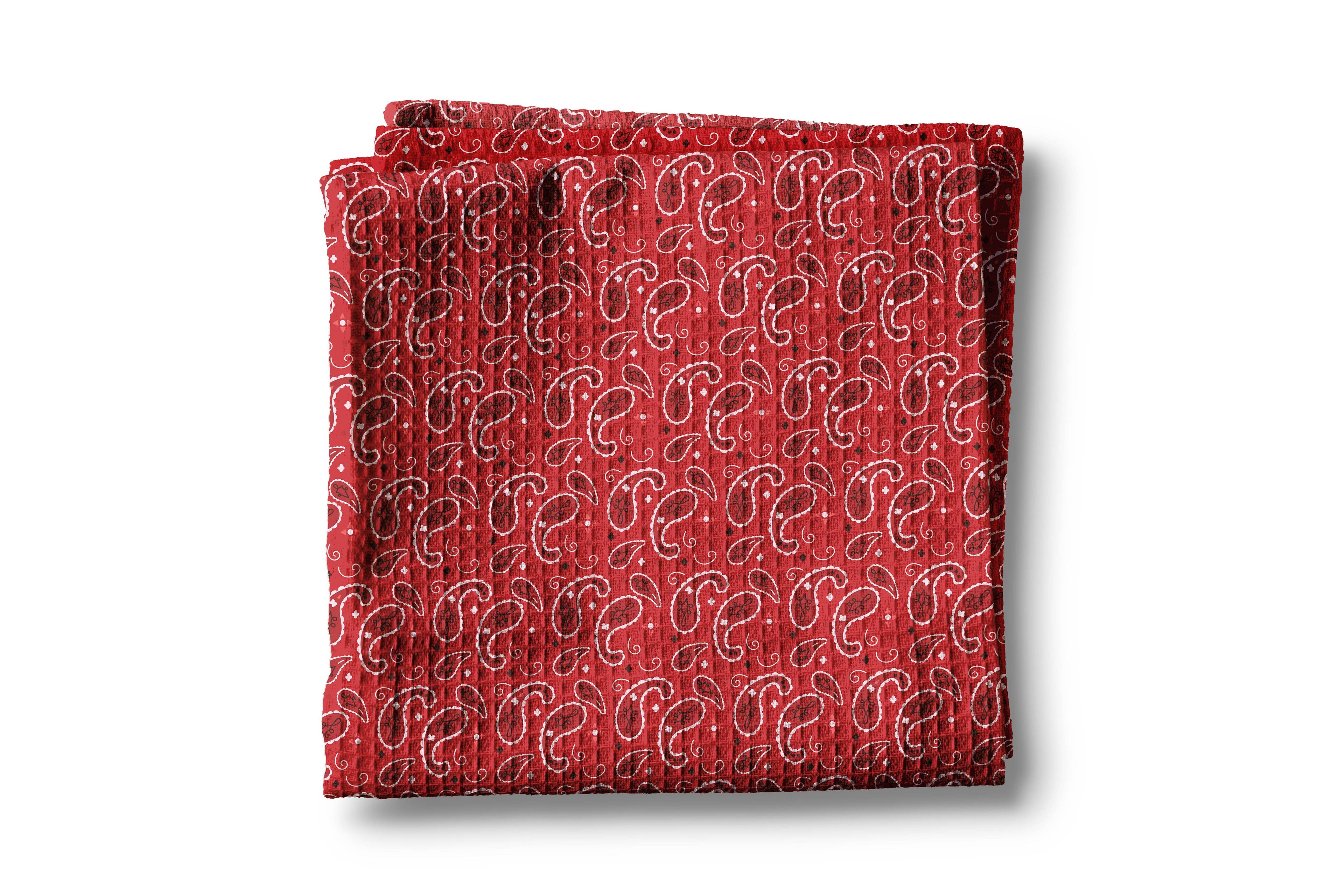 Paisley Red Kitchen Towel