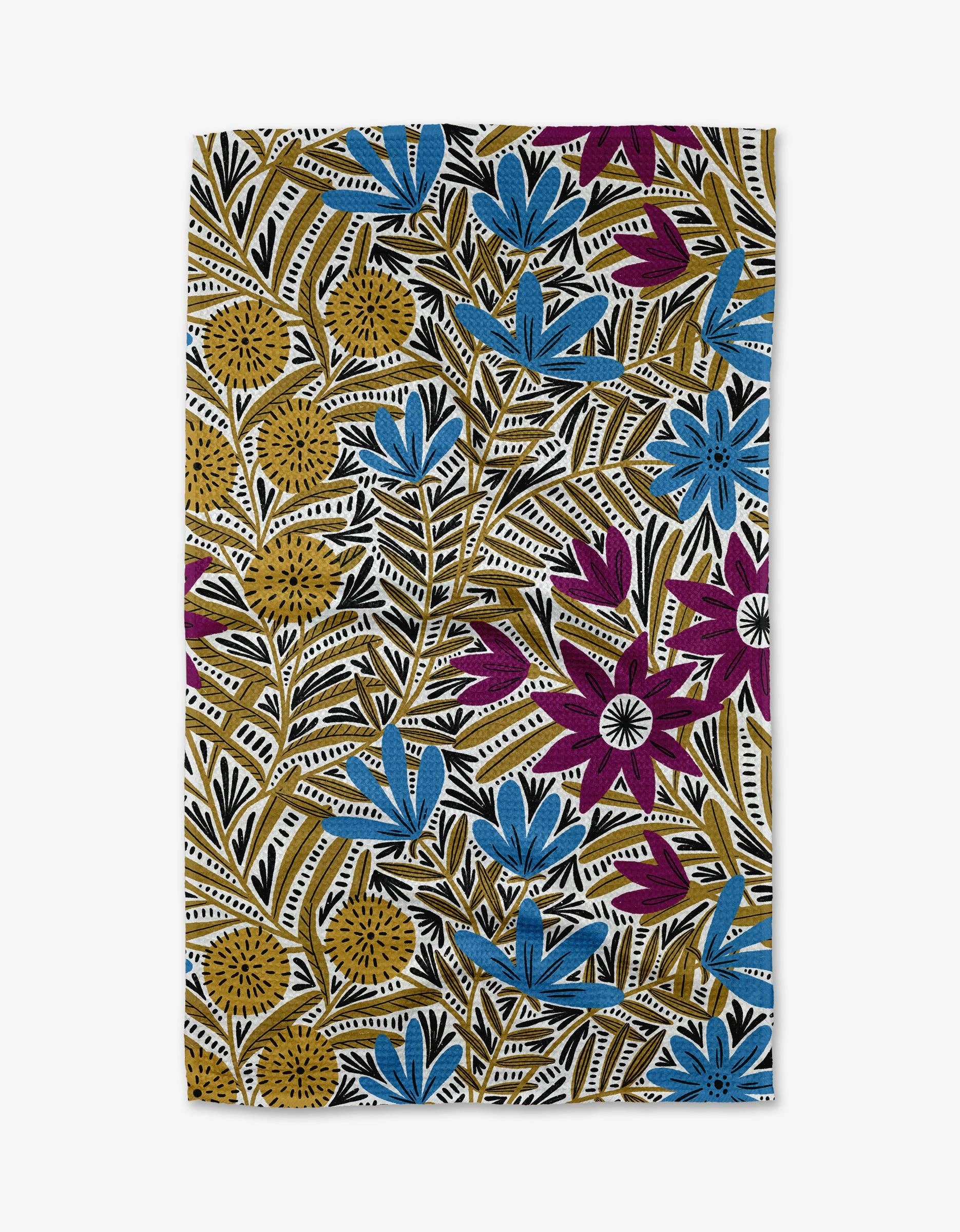 Teagan Dark Maroon Tea Towel