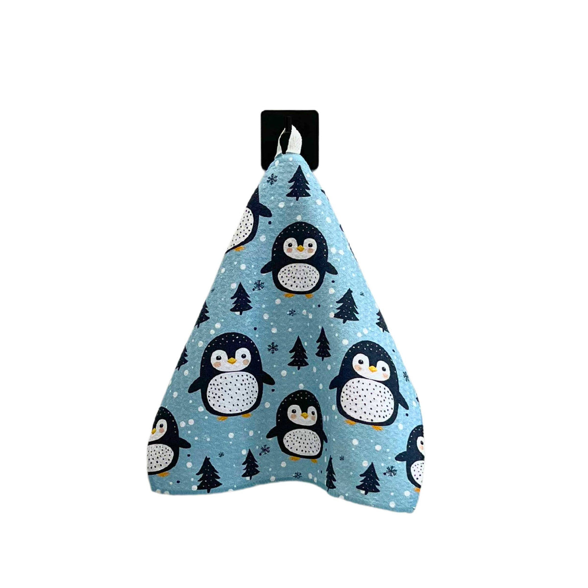 Penguin Party Dishcloth