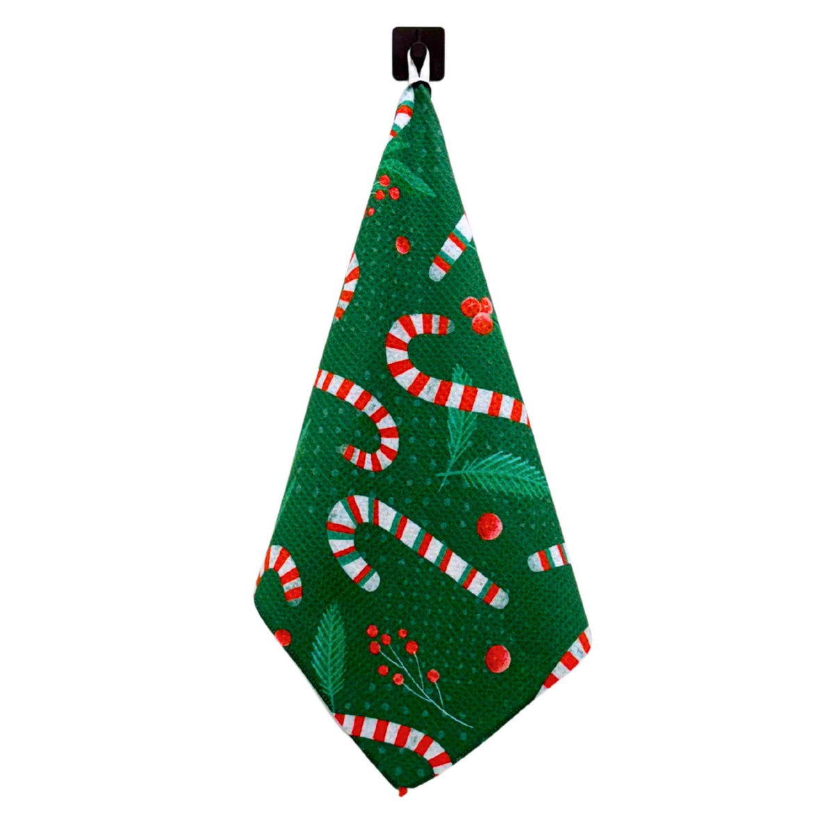 Christmas Candy Cane Tea Towel