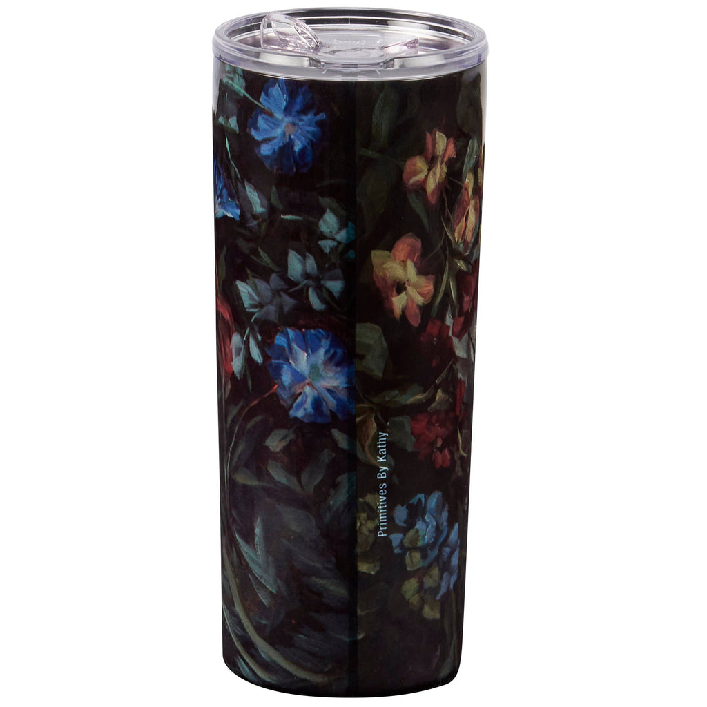 Moody Floral Coffee Tumbler