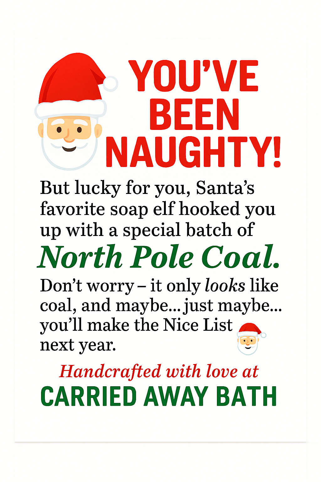 North Pole Coal – Fruity Loops Scented Soap