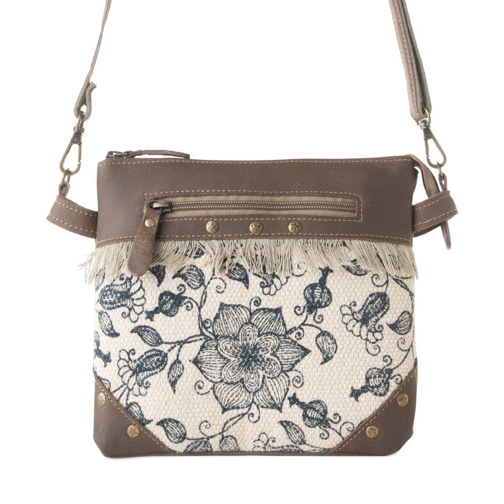 Inkwild Vintage Crossbody Bag - Ivory