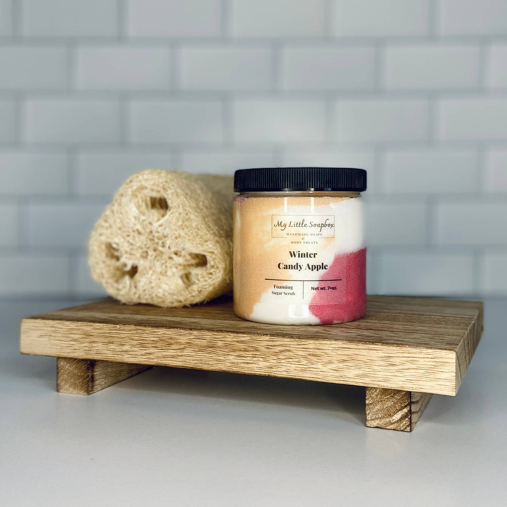Winter Candy Apple Foaming Sugar Scrub