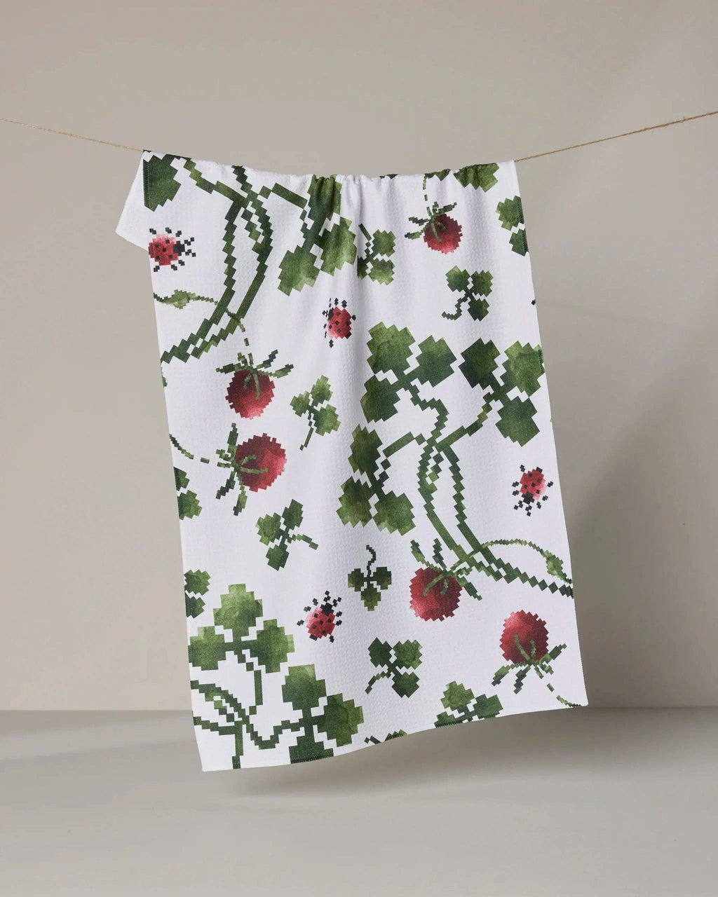 Ladybug Fields Tea Towel