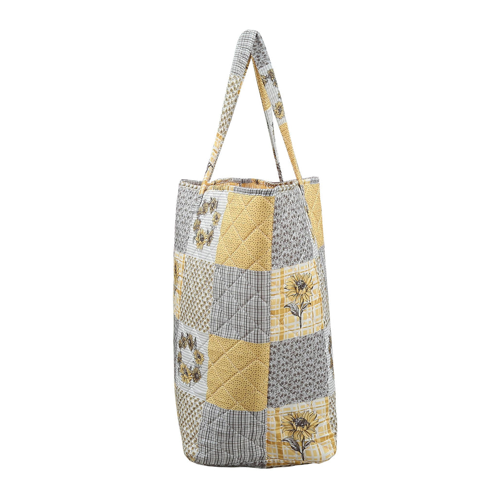 Sunshine Designer Quilted Tote Bag