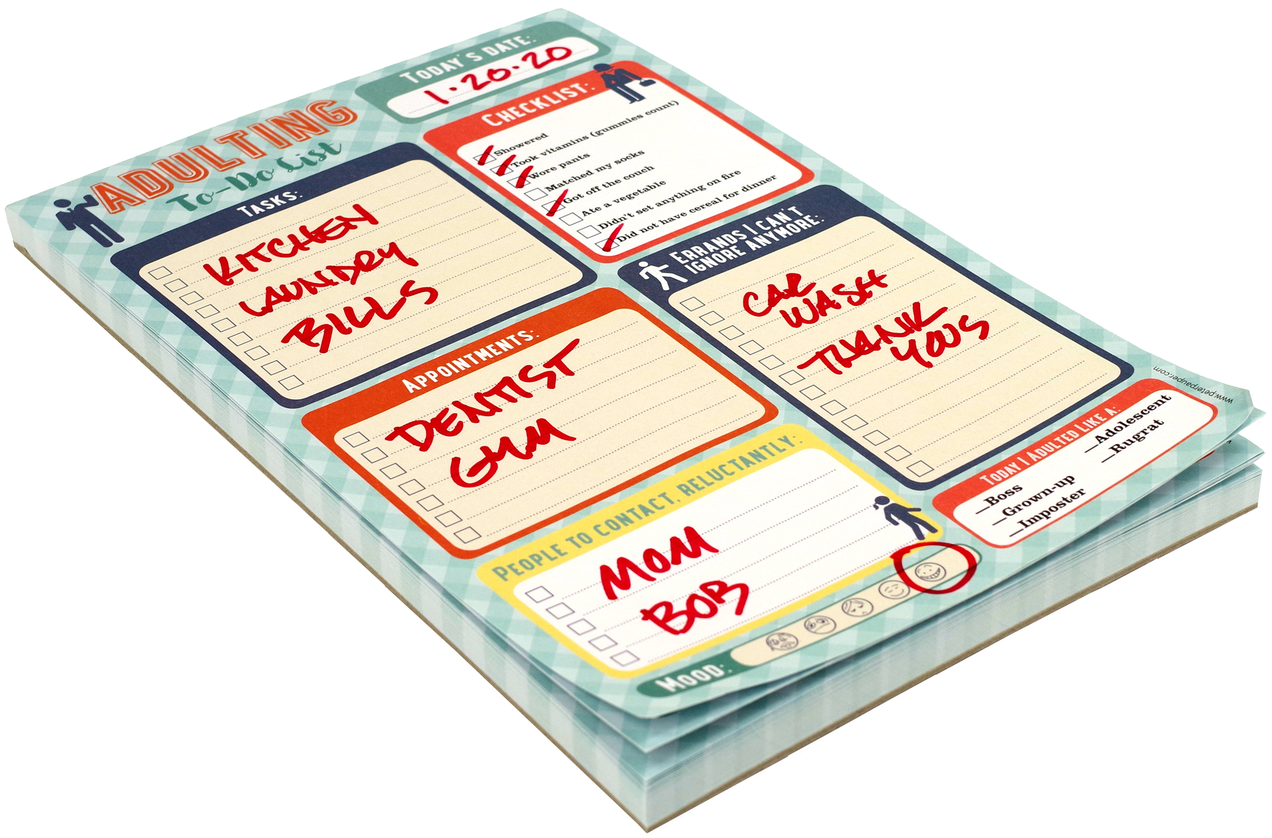 Adulting Note Pad