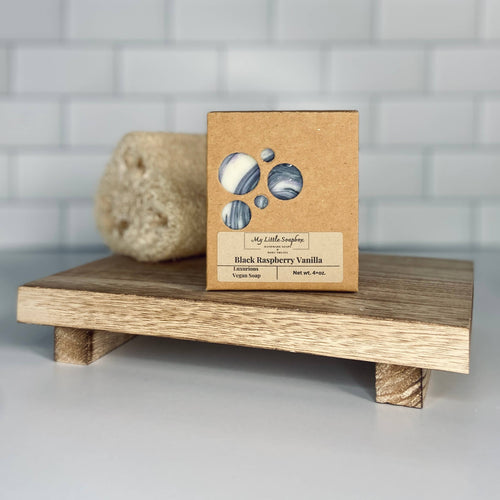 Black Raspberry Vanilla Vegan Handmade Soap
