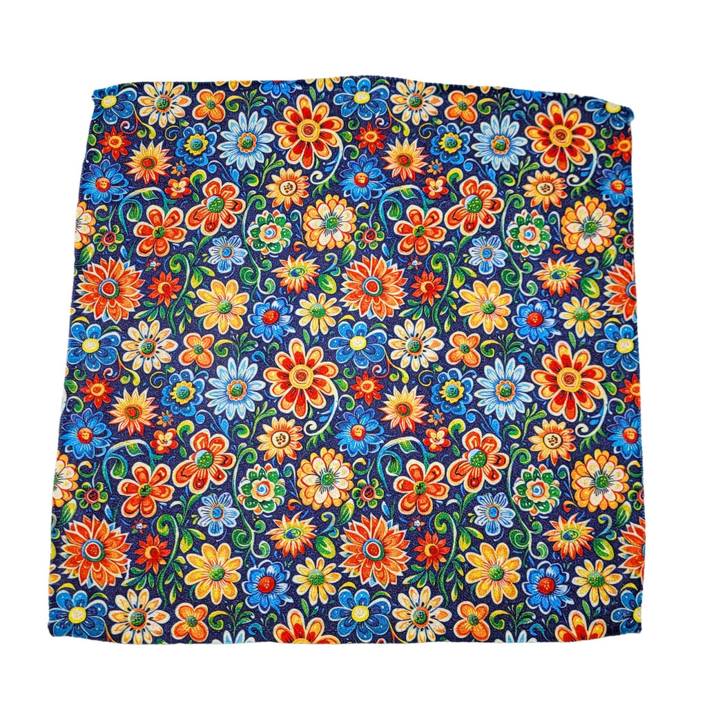 Colorful Flower Pattern Dishcloth