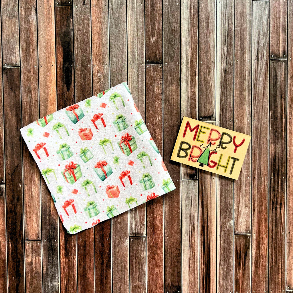Christmas Gift Pattern Dishcloth