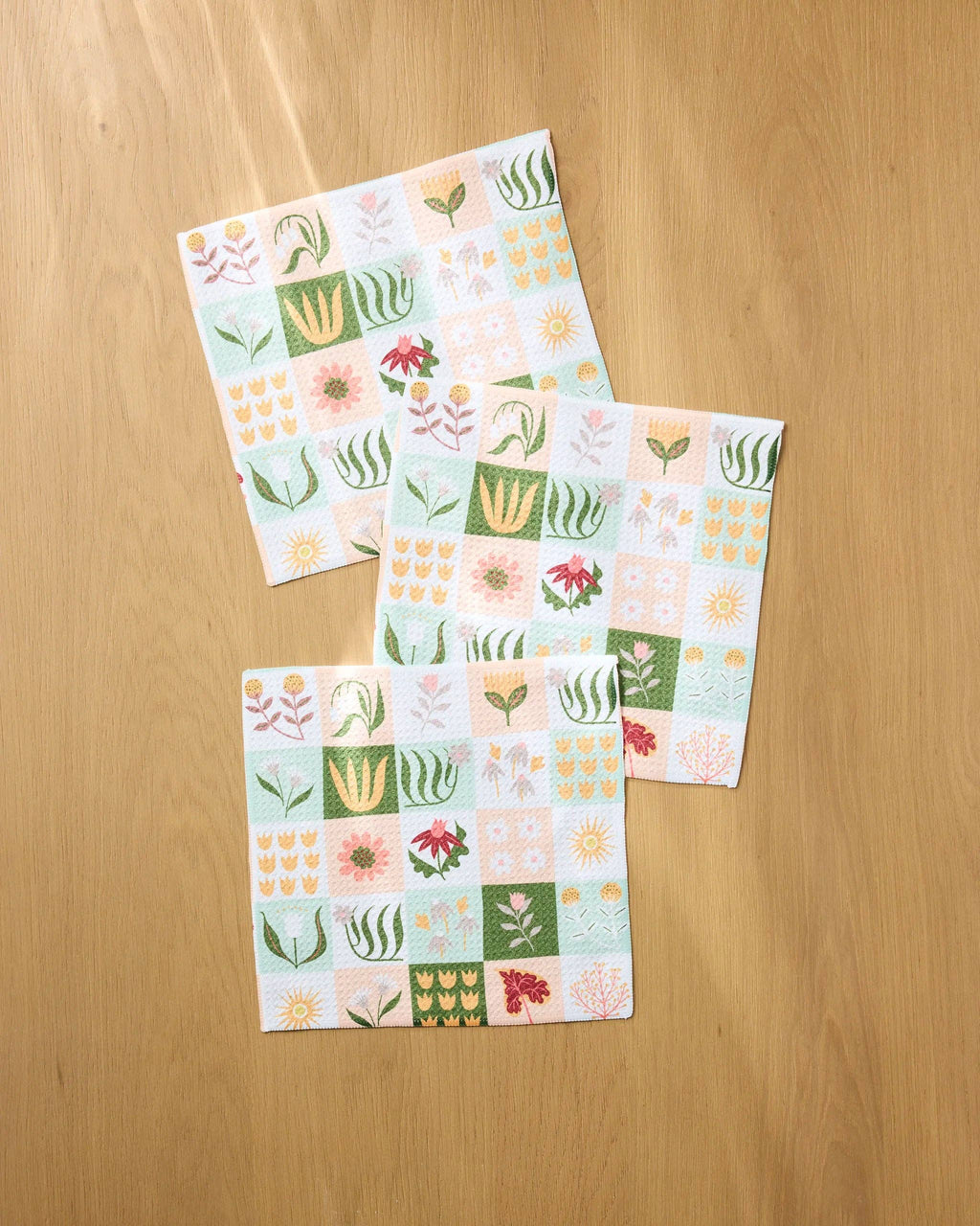 Patchwork Garden Dishcloth Set