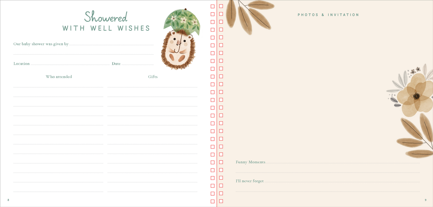 Baby's First Years: A Modern Memory Book with Keepsake Box