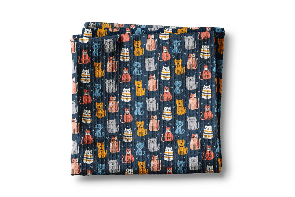 Playful Cat Kitchen Towel