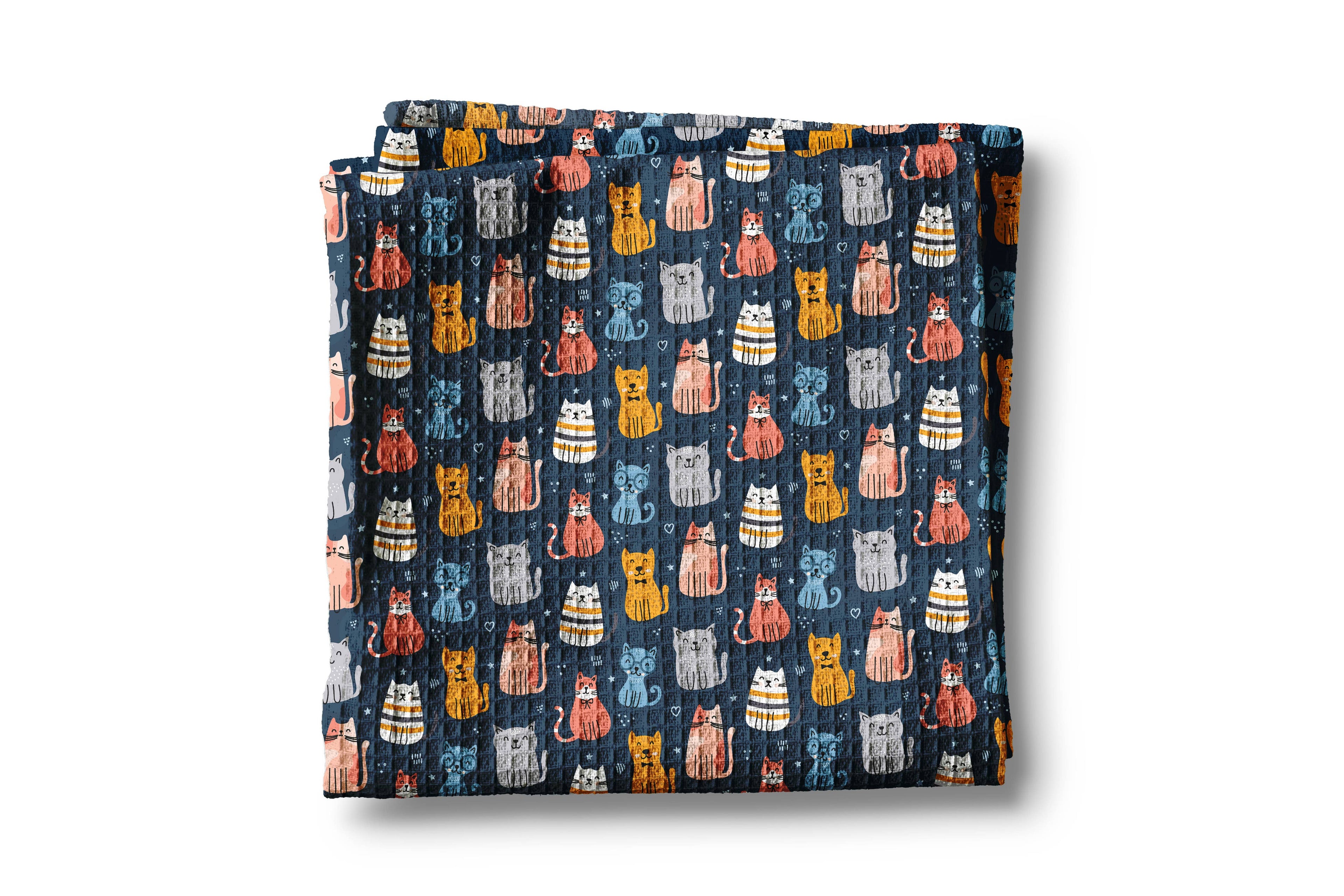 Playful Cat Kitchen Towel