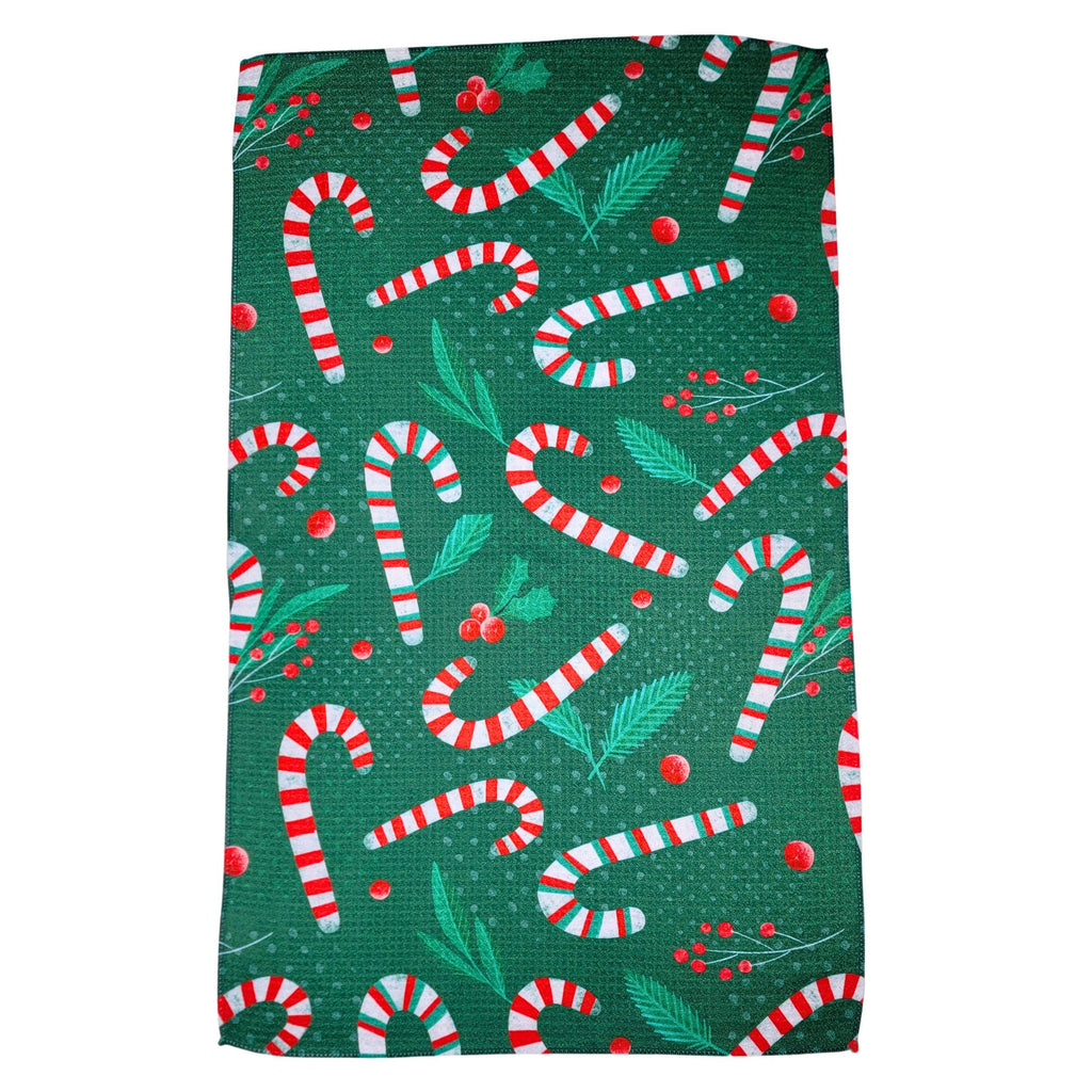 Christmas Candy Cane Tea Towel