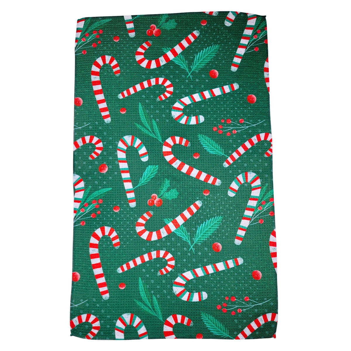 Christmas Candy Cane Tea Towel