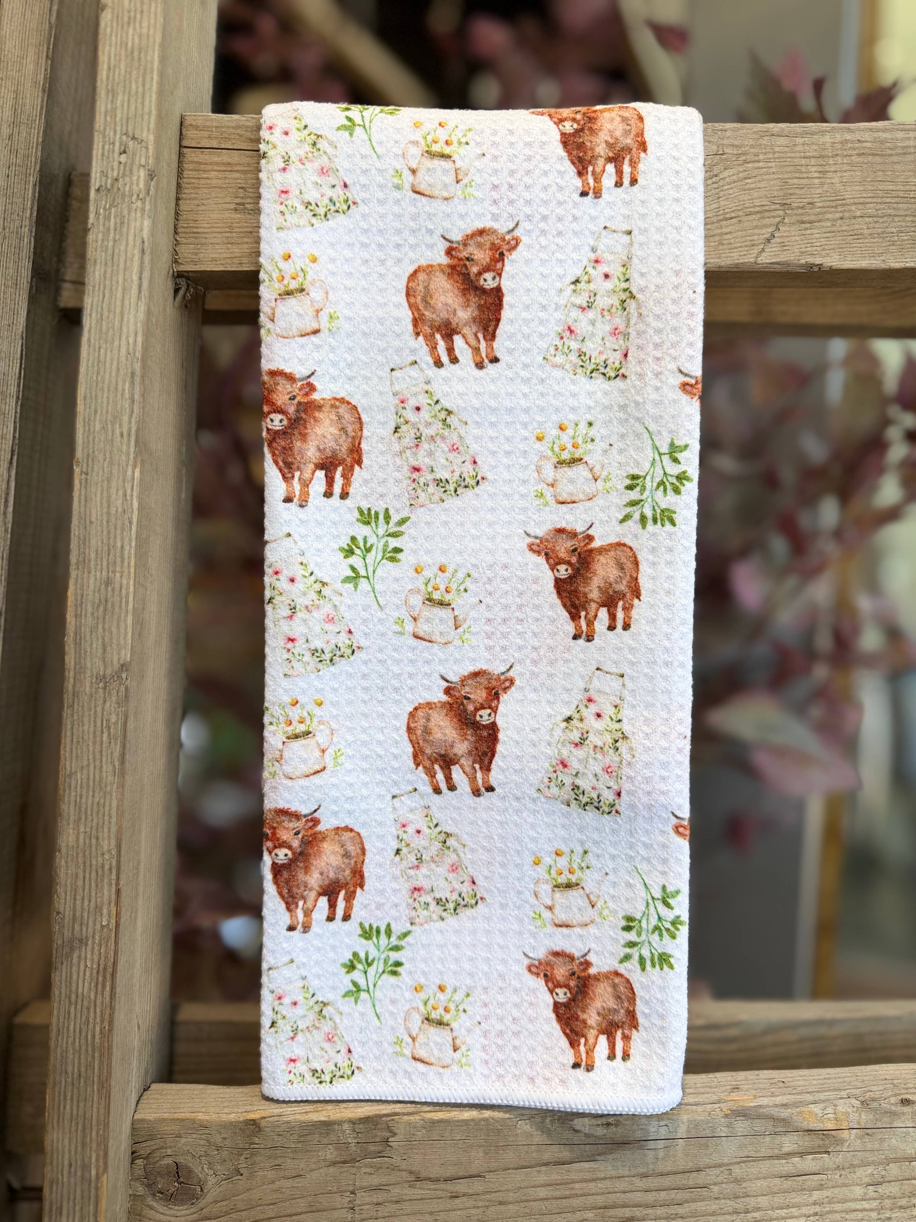 Mabels Farm Double-Sided Tea Towel - Recycled Microfiber