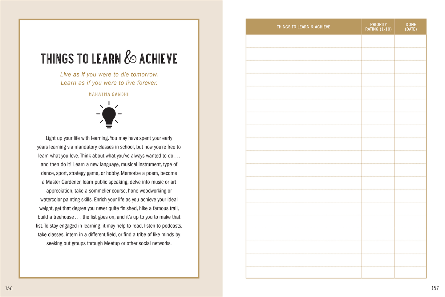 My Bucket List Journal