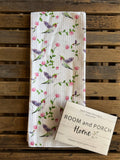 Hummingbirds Double-Sided Tea Towel - Recycled Microfiber