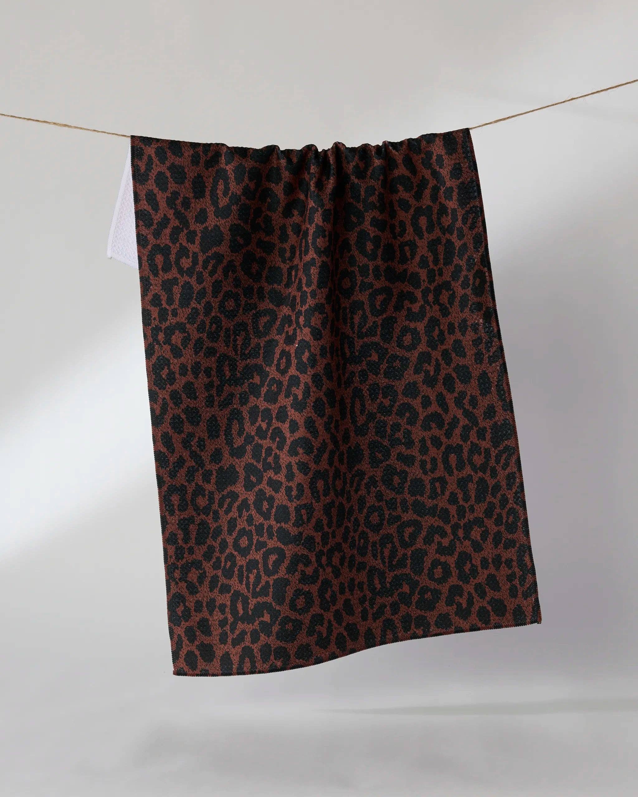 Midnight Safari Tea Towel