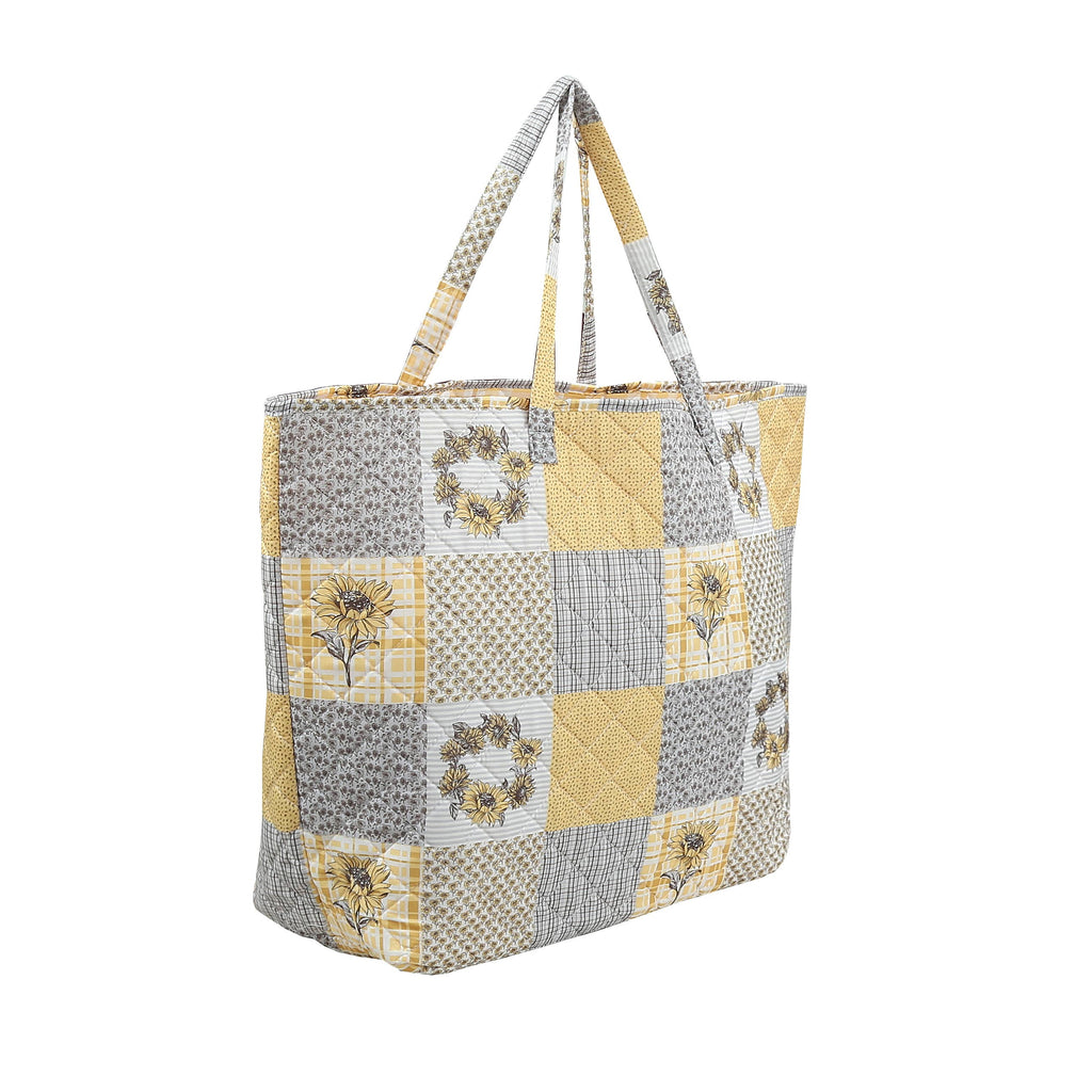 Sunshine Designer Quilted Tote Bag