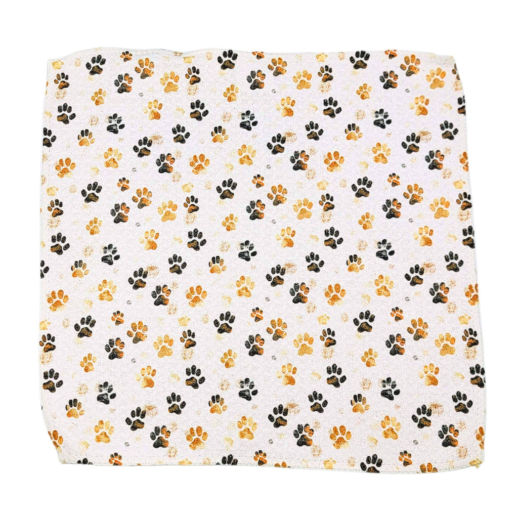 Dog Paw Prints Dishcloth