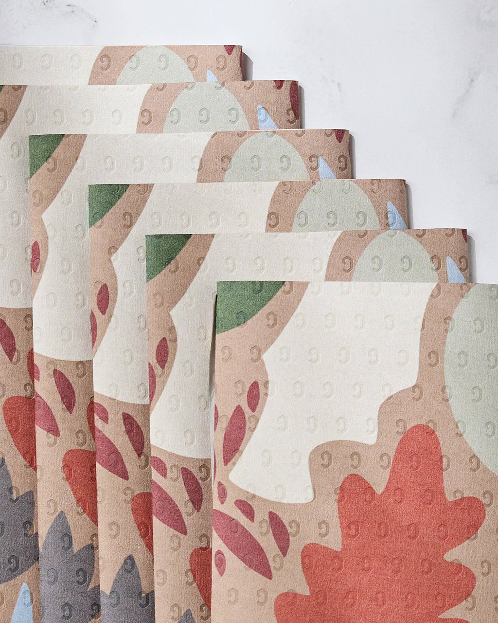 Cut Paper Leaves Mocha Not Paper Towel