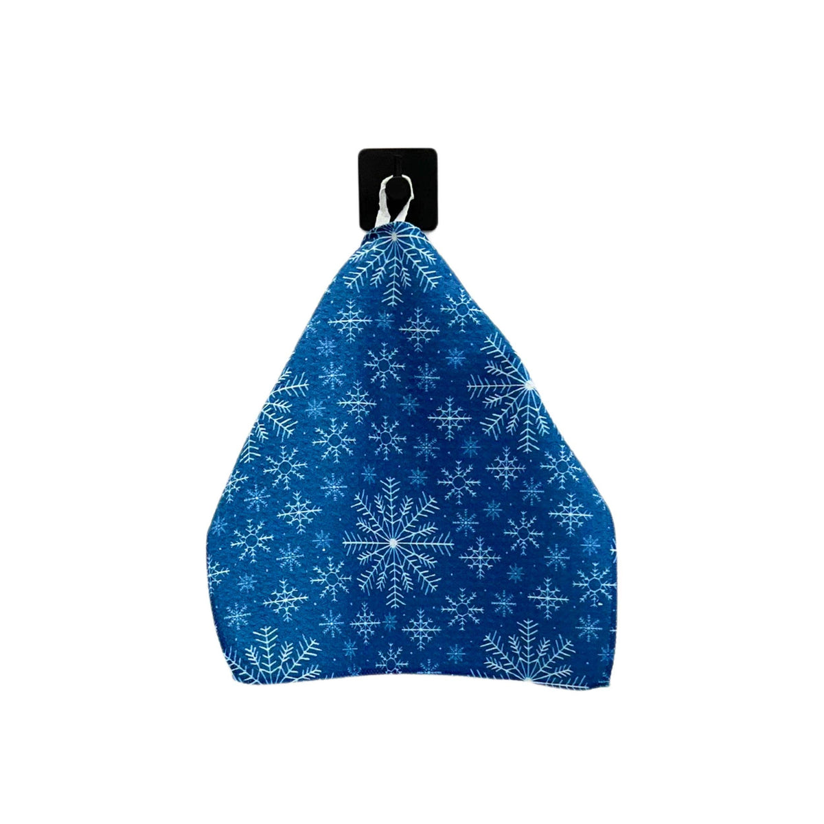 Snowflake With Blue Dishcloth