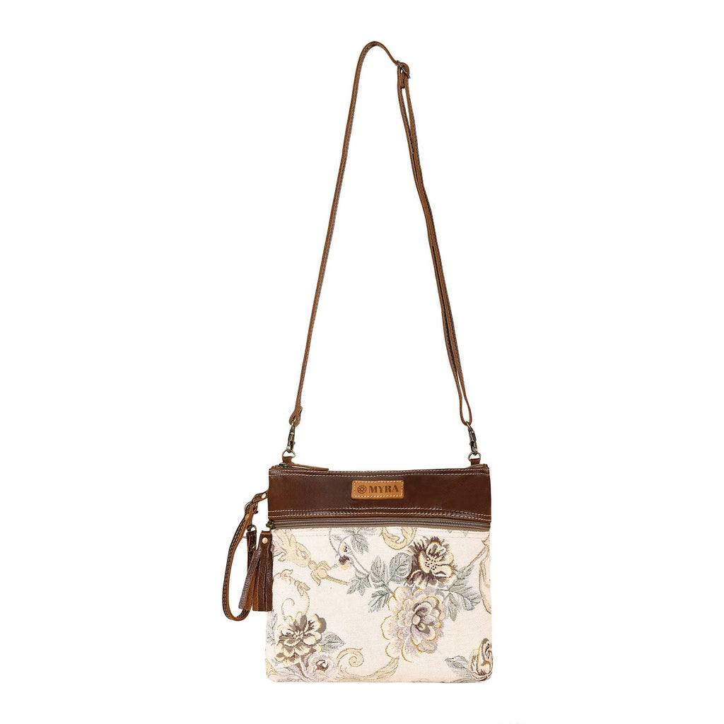 Contentment Small Crossbody Bag in Cream
