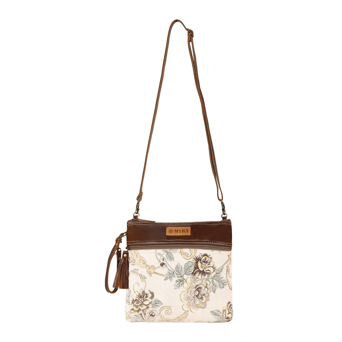 Contentment Small Crossbody Bag in Cream