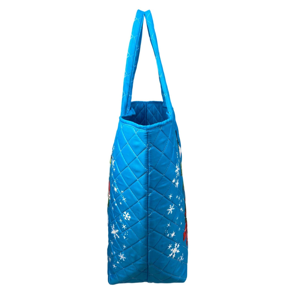 Frosty Friends Quilted Tote Bag