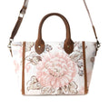 Myra Rosy Trails Crossbody Bag in Faded Plum