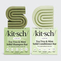 Tea Tree & Mint Clarifying Shampoo & Conditioner Bar Combo