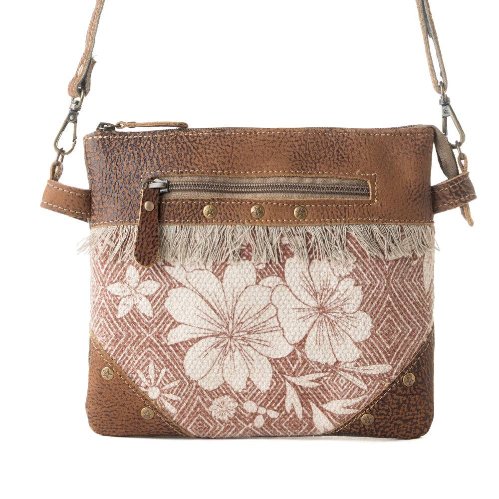Inkwild Vintage Crossbody Bag - Rust