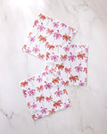 Pink Palms Dishcloth Set
