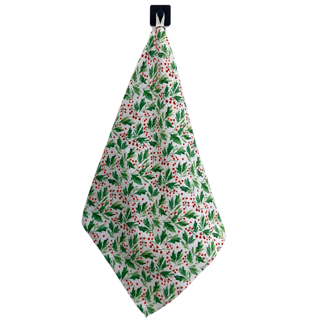 Mistletoe Christmas Decor Tea Towel