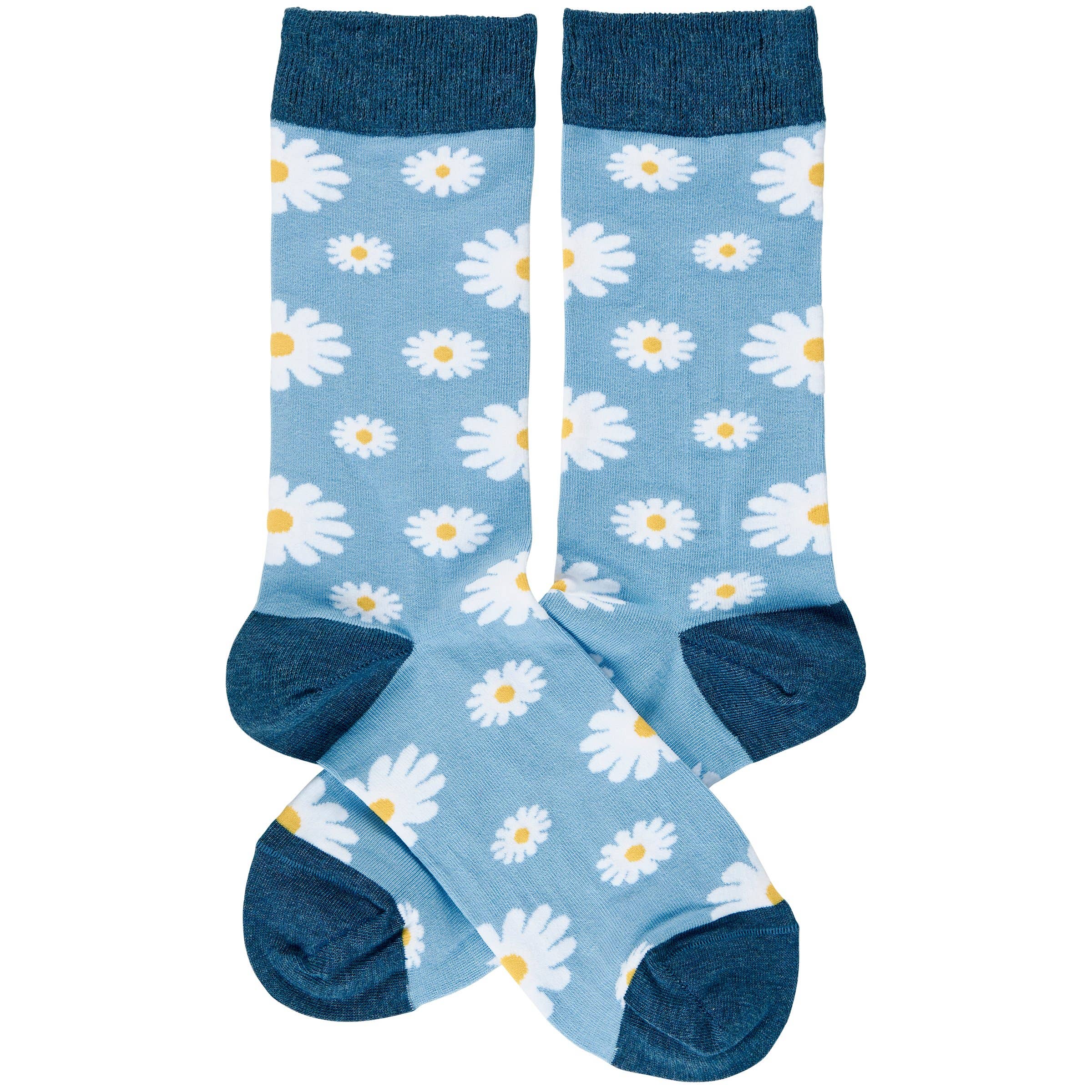 Blue Daisy Socks