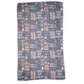 Christmas Carol Collage Holiday Tea Towel