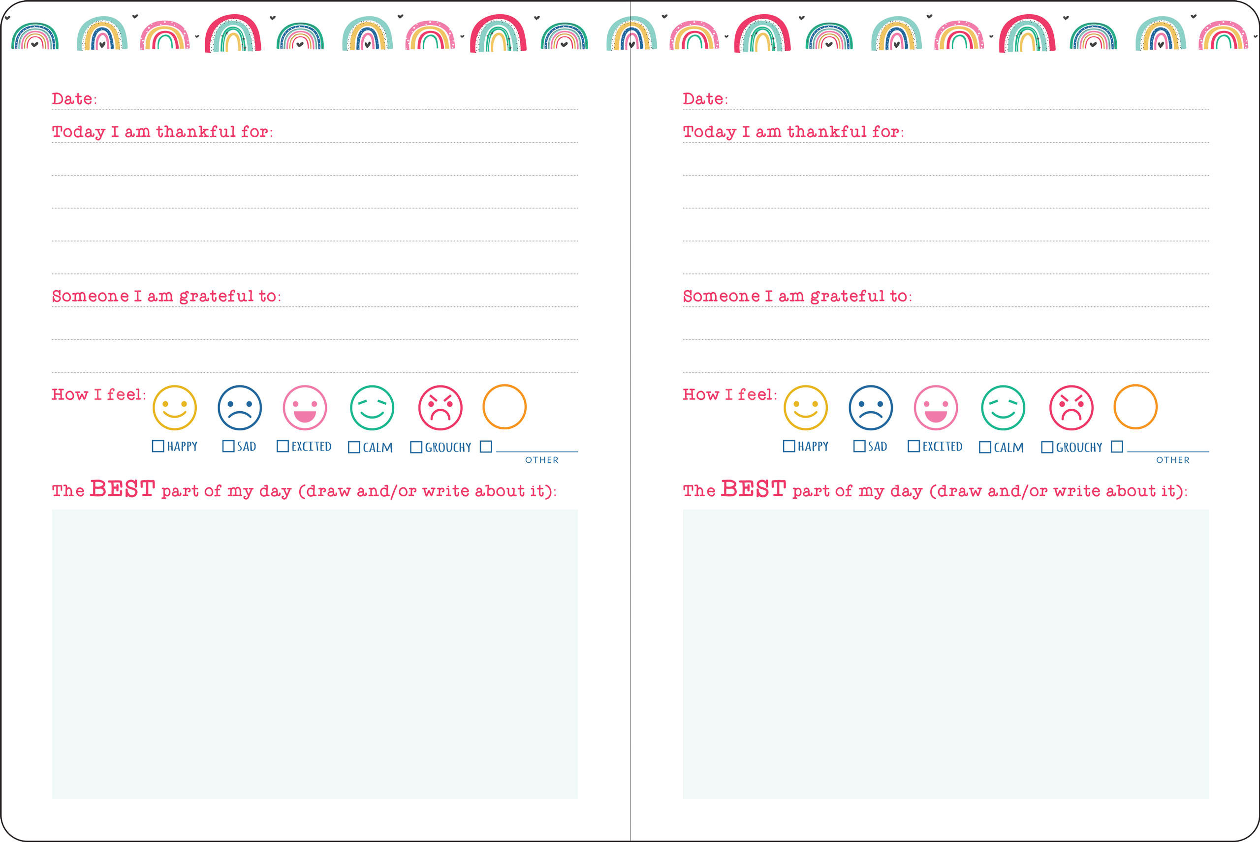 Kids' Daily Gratitude Journal