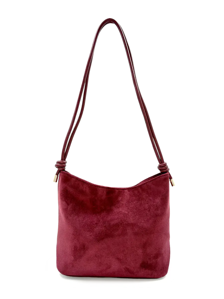 Sienna Square Suede Crossbody
