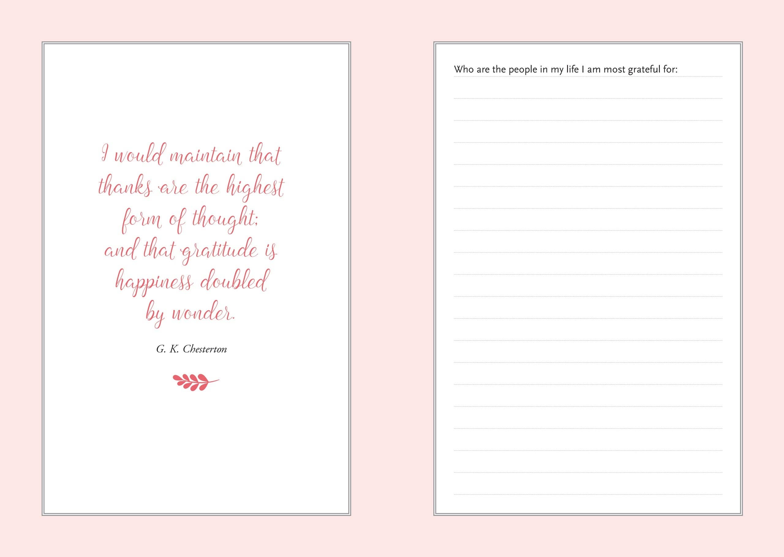 A Daily Dose of Gratitude Journal
